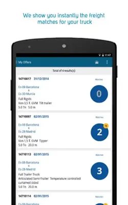 Wtransnet Cargo android App screenshot 3