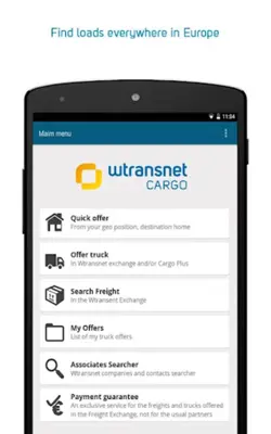 Wtransnet Cargo android App screenshot 6